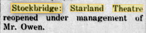 Avon Theatre - March 26 1930 Article On Starland